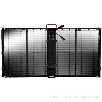 Aluminum light weight full color indoor transparent screen